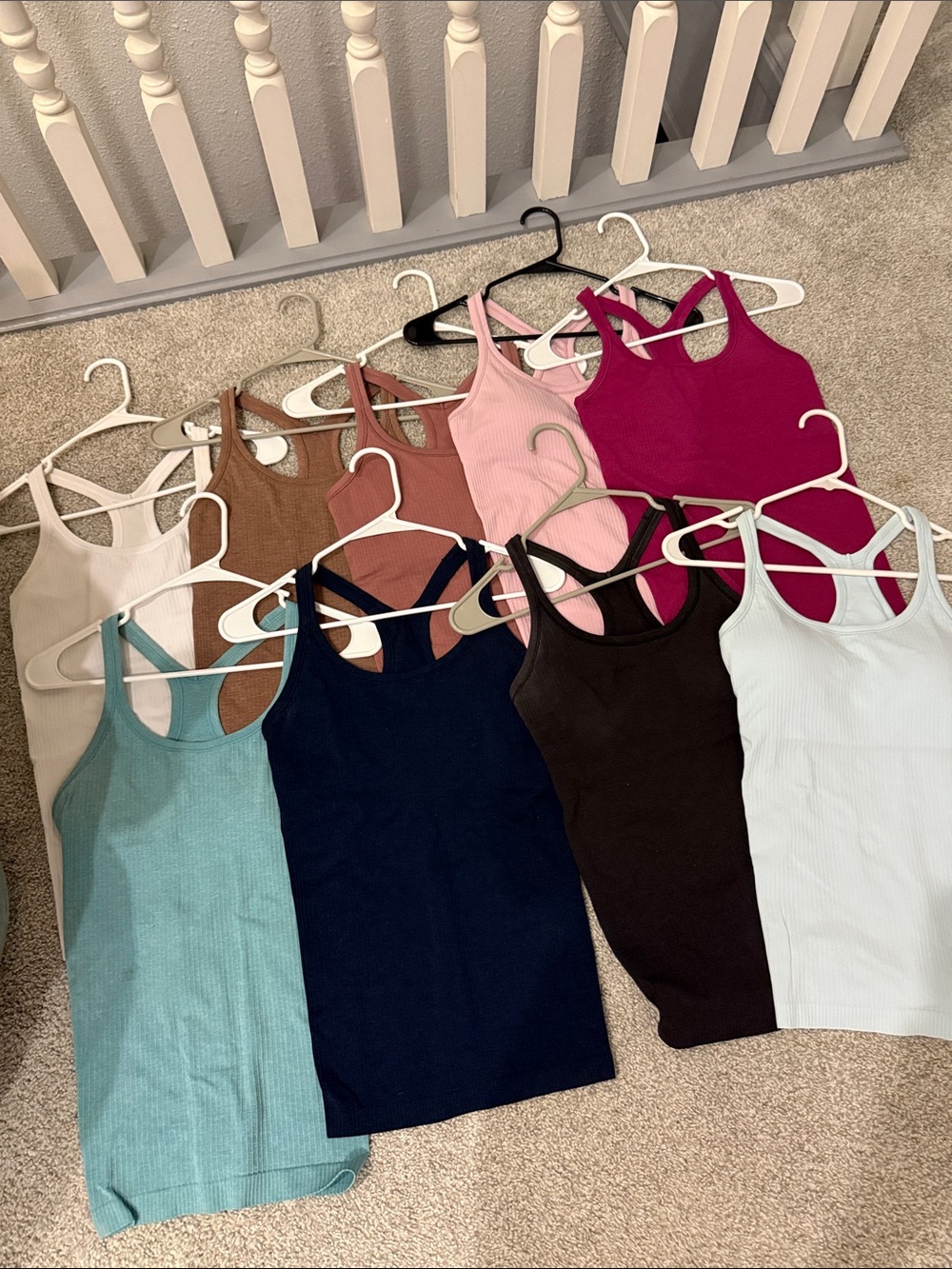 Lululemon Ribbed Racerback Tank Tops